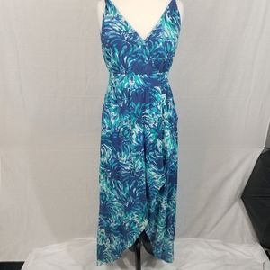 Garnet Hill Blue Maxi Dress Sping Summer Dress